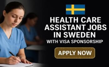 Health Care Assistant Jobs in Sweden With Visa Sponsorship. Looking for a rewarding career in healthcare? Health Care Assistant jobs in